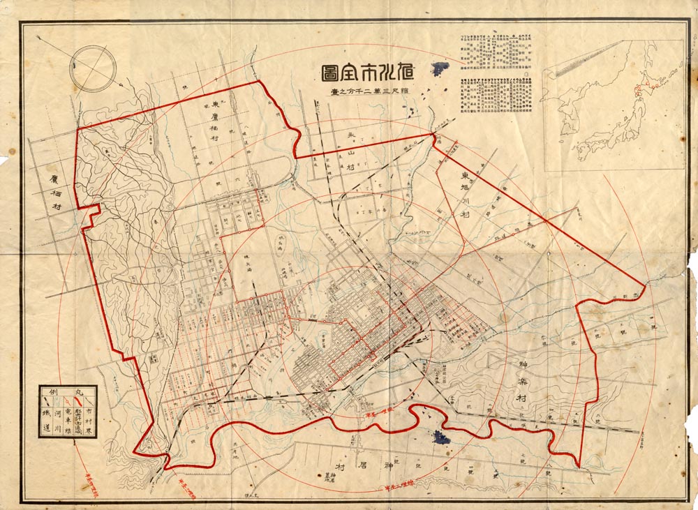 旭川市全図